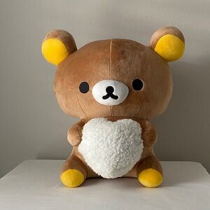 Rilakkuma Plush with White Heart